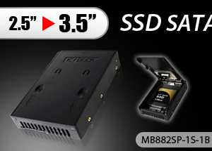 MB882SP-1S-1B 2.5" to 3.5" SSD & SATA Hard Drive Converter 