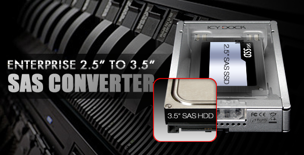 Cost-effective upgrade to your 3.5” SAS SAN Storage to 2.5” SAS SSD without Adding Complexity to the Infrastructure