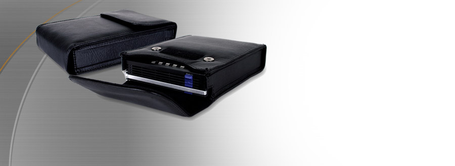 MB883-BK Leather Carry Bag for ICY DOCK HDD Cartridge