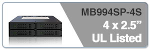 MB324SP-B_ICY DOCKメーカーリムーバブルエンクロージャー、スクリュー 