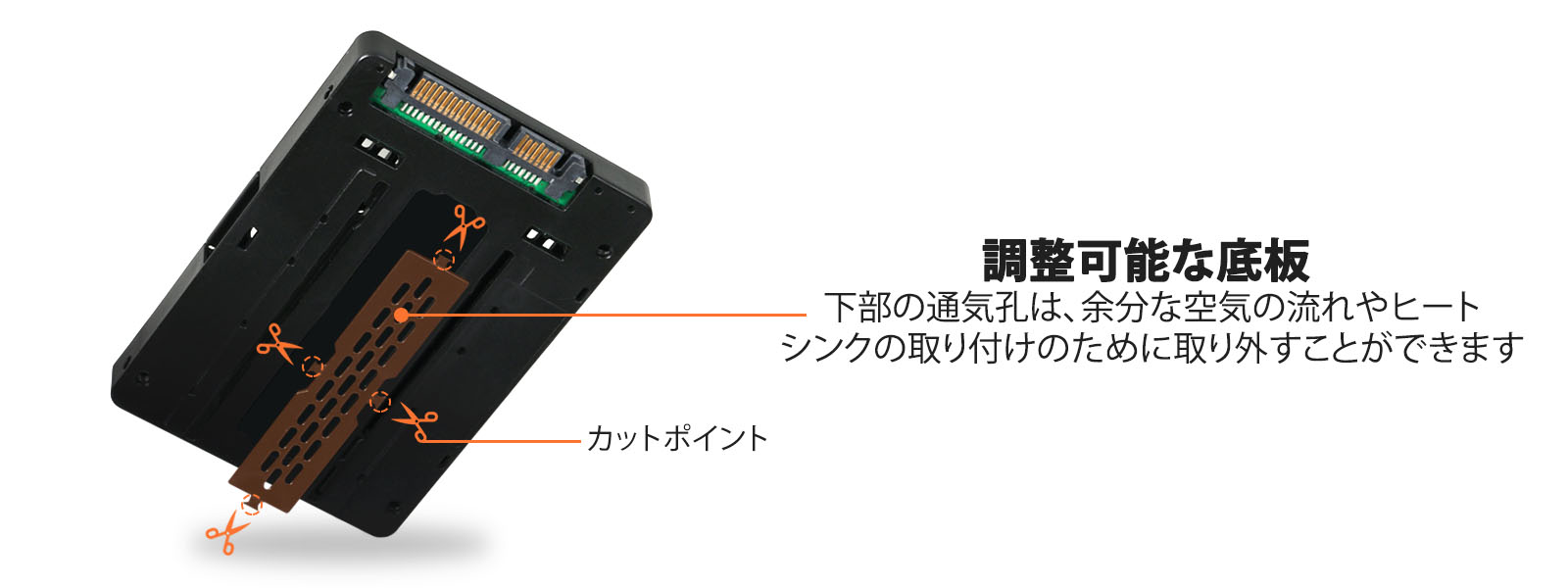 2021特集 ICYDOCK MB703M2P-B EZConvert M.2 SATA SSD を 2.5 サイズ に 変換  www.tsujide.co.jp