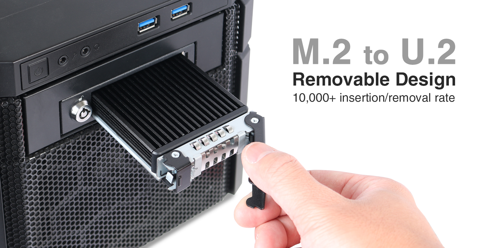 MB601M2K-1B_ToughArmor Series_REMOVABLE U.2 / M.2 SSD 