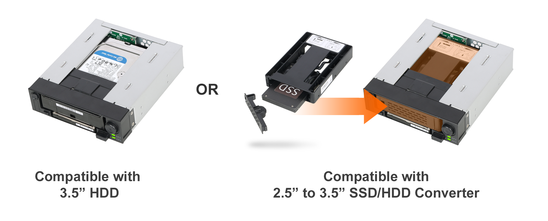mb971sp-b Optional 2.5 to 3.5 SSD/HDD Converter