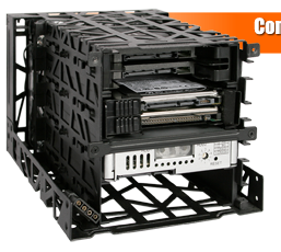 Icy Dock MB074SP-B Black Vortex Removable HDD 4 in 3 Module Cooler Cage