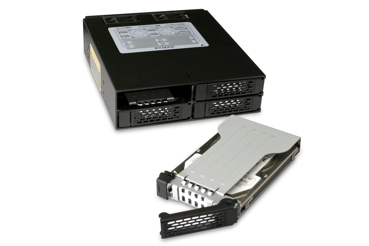 大注目】 ICYDOCK MB994SP-4SB-1 4 x 2.5 インチ SATA 3 HDD SSD 搭載