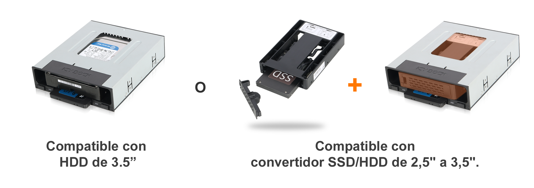 Foto del convertidor opcional EZConvert MB882SP-3B SSD/HDD